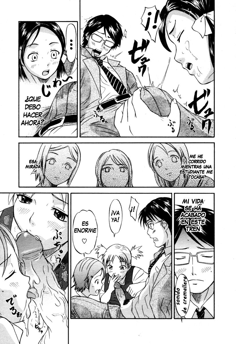 Kaisoku Man Kan Zenseki | In the express train - full course gang &amp; bang page 6 full