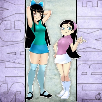 Stacy &amp; Trixie:ViperRapers Prey. INKED cover