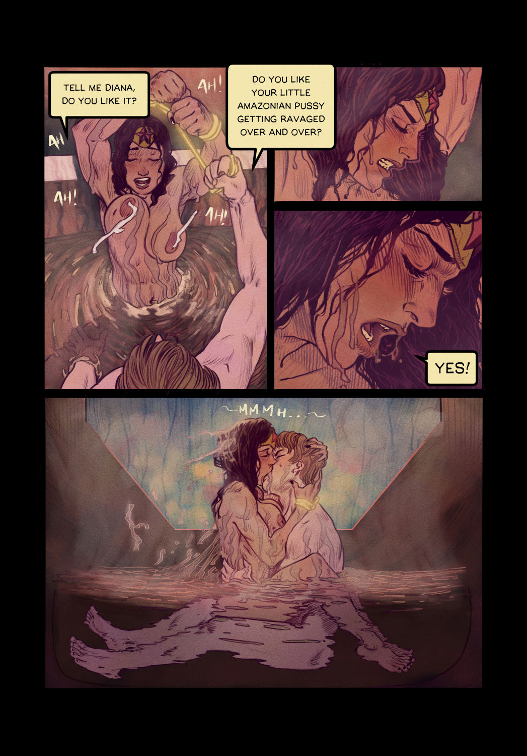 Wonder Woman's Bathroom Break page 6 full