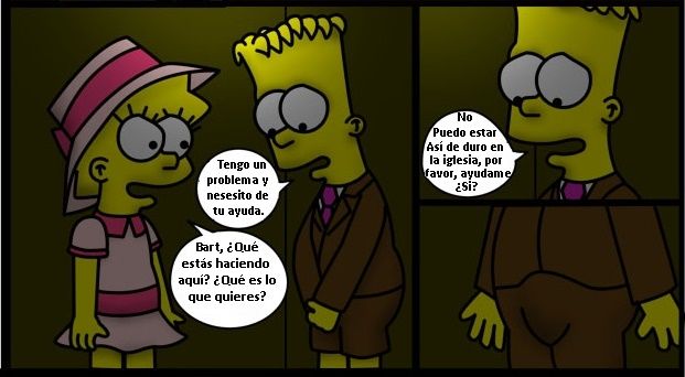 Comic xxx de "Los Simpsons" - Lisa ayuda a Bart page 2 full