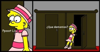Comic xxx de "Los Simpsons" - Lisa ayuda a Bart cover
