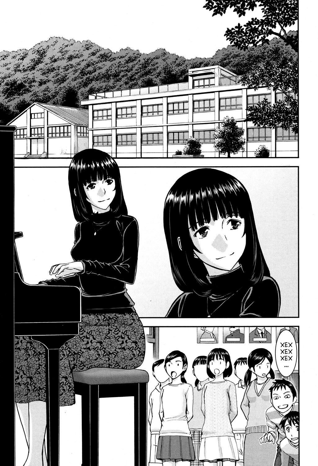 Mizuki Sensei to Akudou - Miss. Mizuki and bad boy | Мисс Мизуки и плохие мальчики page 1 full