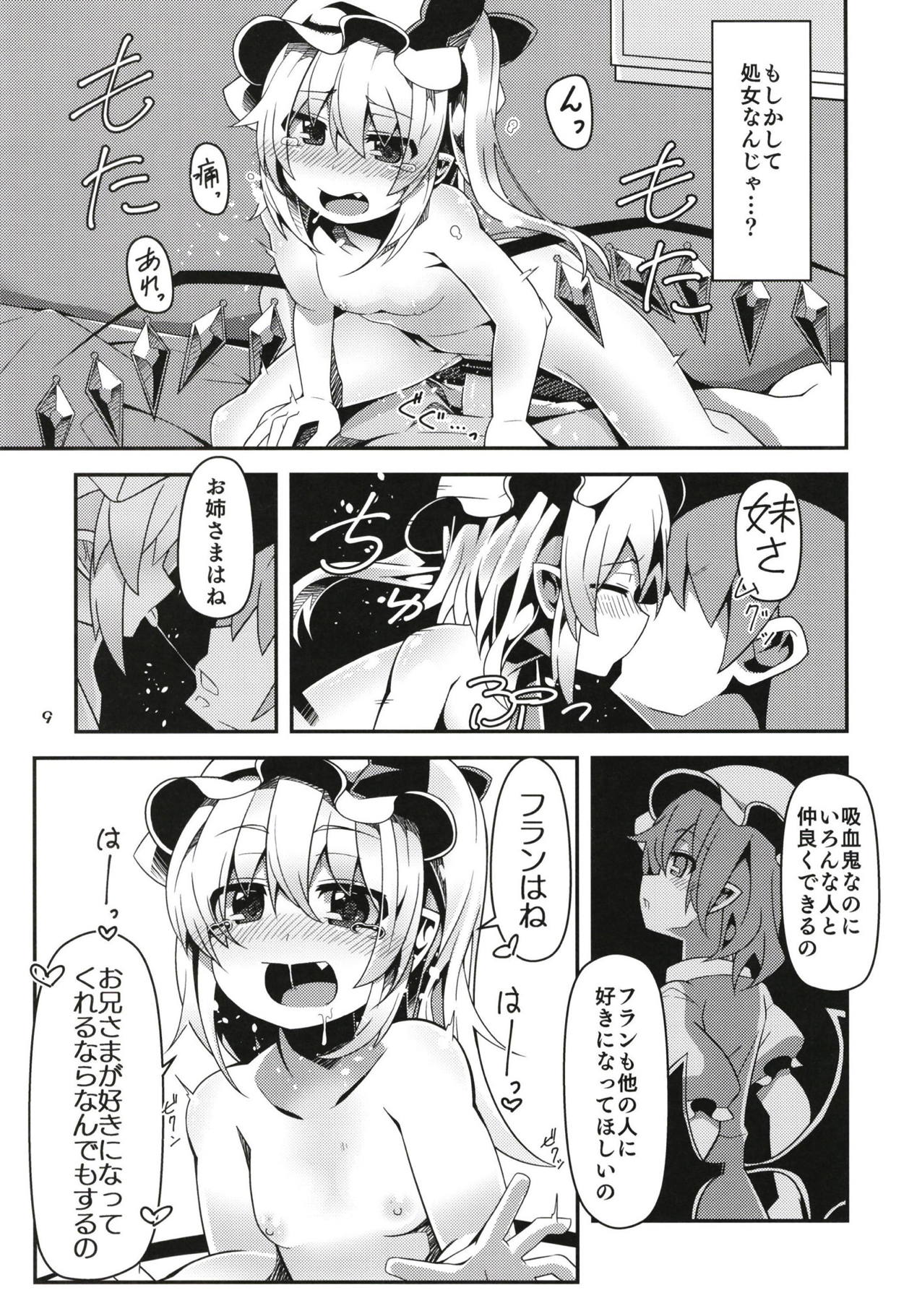 Flan-chan wa Koukishin Ousei. page 8 full