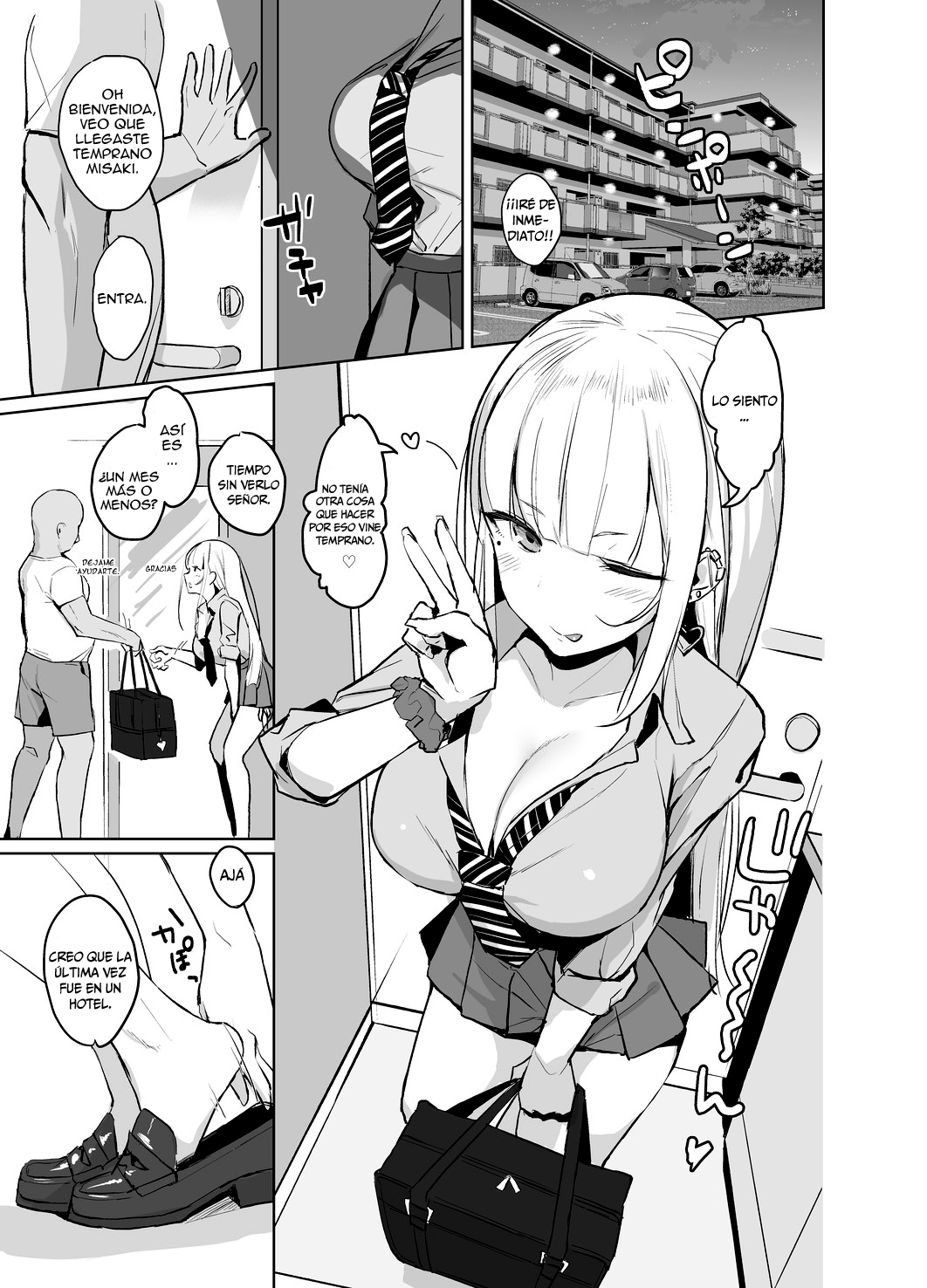 Ecchi na Gal JK ga Kyokon Zetsurin Oji-san to Pakoru Yatsu. page 2 full