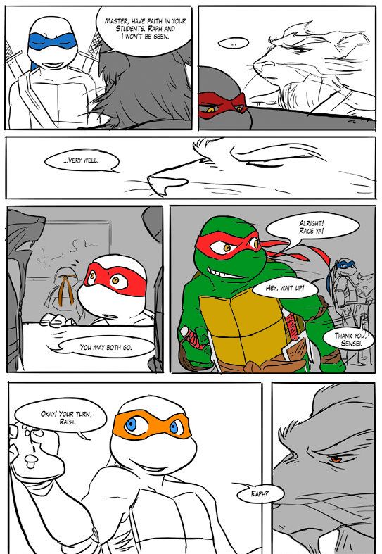 TMNT Black and Blue ch. 3 Colored by: Amateur page 6 full