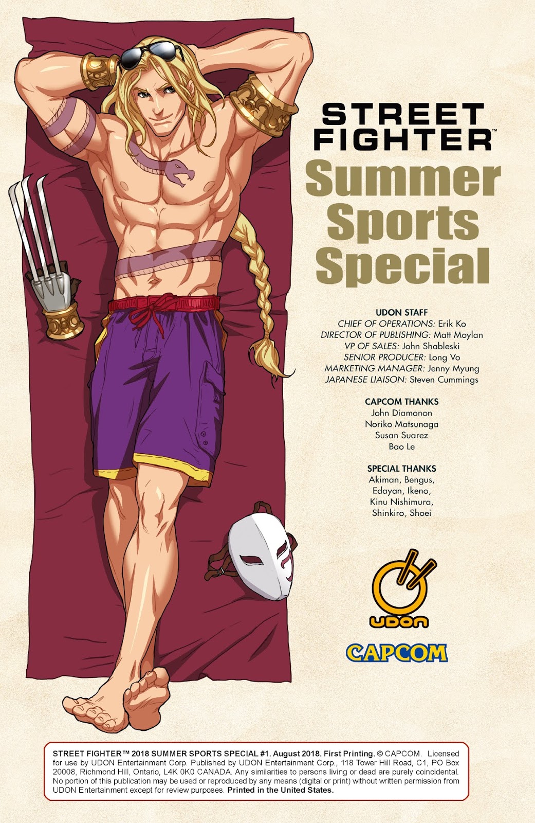 Street Fighter Summer Sports Special 2018 page 4 full