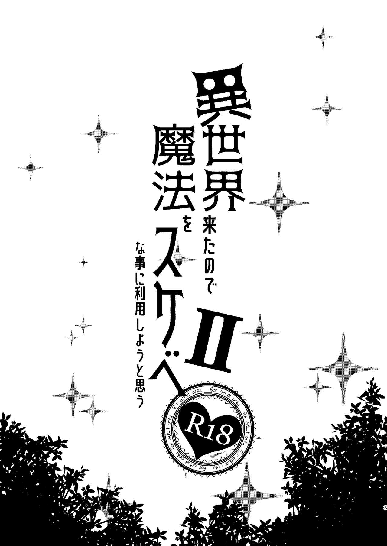 Isekai Kita no de Mahou o Sukebe na Koto ni Riyou Shiyou to Omou II | 이세계에 왔으니 마법을 음란한 짓에 이용할 생각이다 II page 2 full