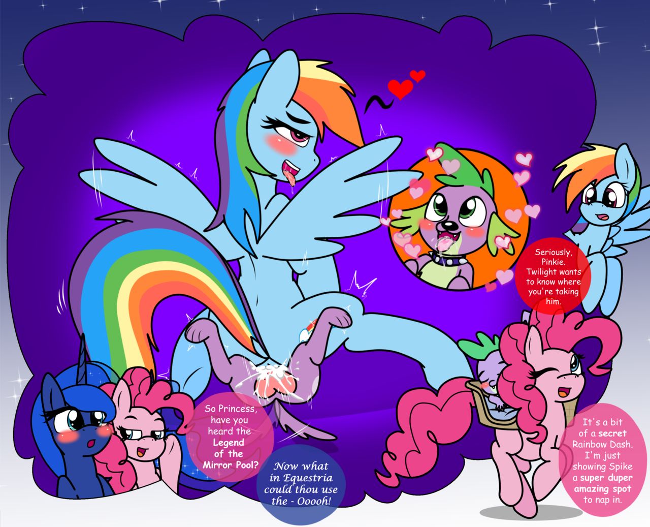 Dog Spike gets all the mares page 8 full