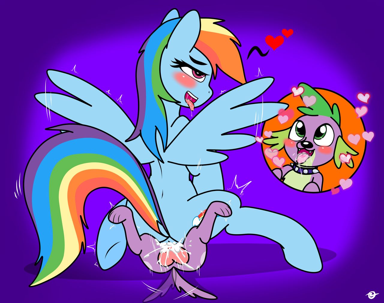 Dog Spike gets all the mares page 9 full