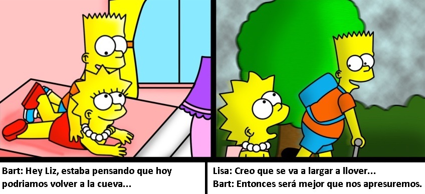 Comic xxx de "Los Simpsons" - Esperando que pase la tormenta page 2 full