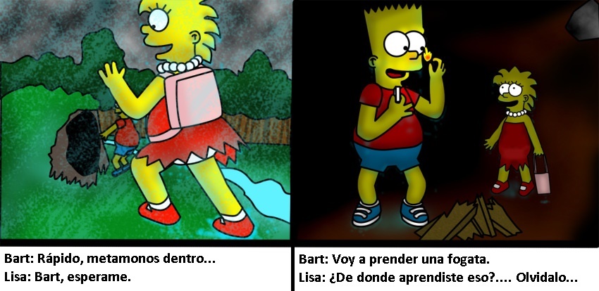 Comic xxx de "Los Simpsons" - Esperando que pase la tormenta page 3 full