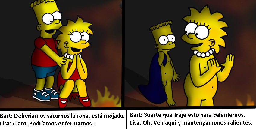 Comic xxx de "Los Simpsons" - Esperando que pase la tormenta page 4 full