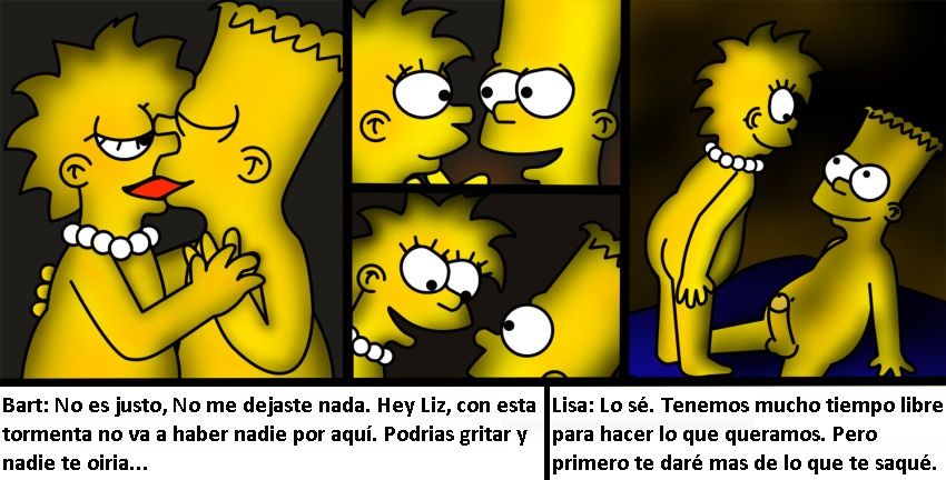 Comic xxx de "Los Simpsons" - Esperando que pase la tormenta page 9 full