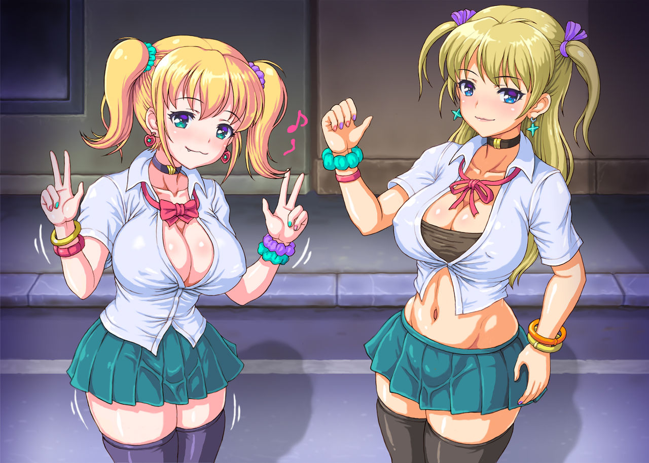 Kinpatsu Kyonyuu Shimai o Inran Gal Bitch-ka Shidou page 6 full