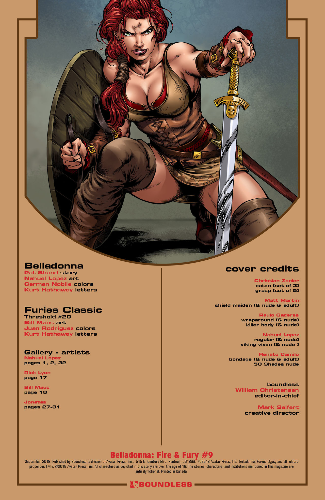 Belladonna: Fire and Fury #9 page 2 full