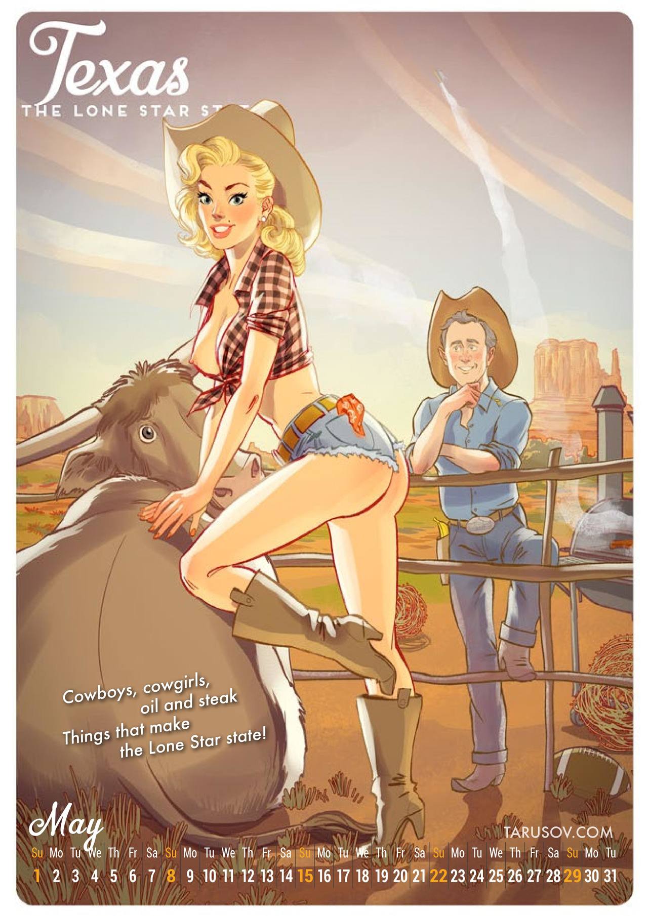 - 2016 American Girl Pin-Ups Calendar page 6 full