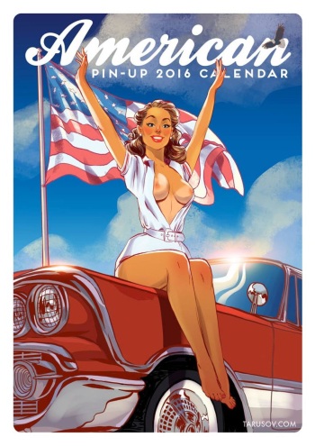 - 2016 American Girl Pin-Ups Calendar cover