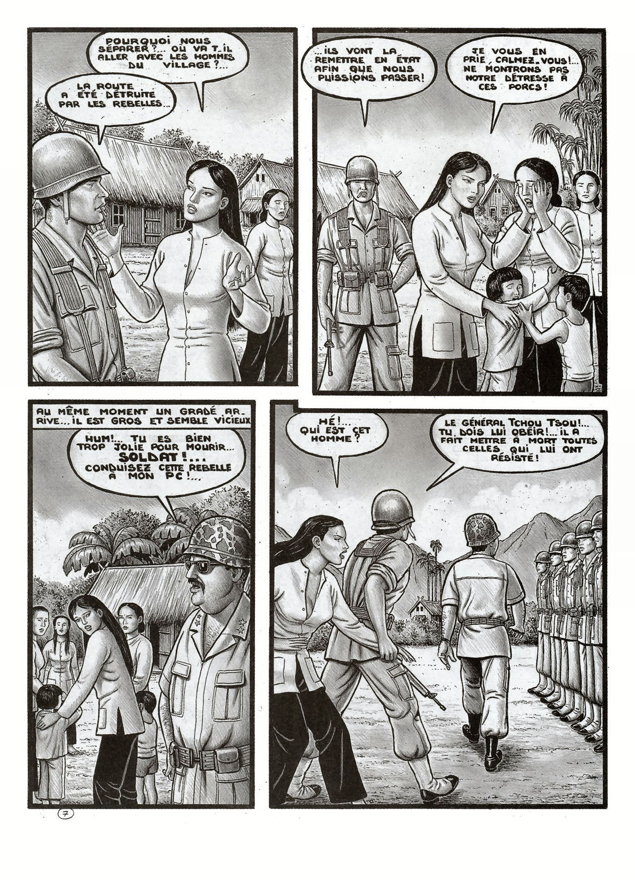 Viols au village - Vietnam 1070 page 8 full