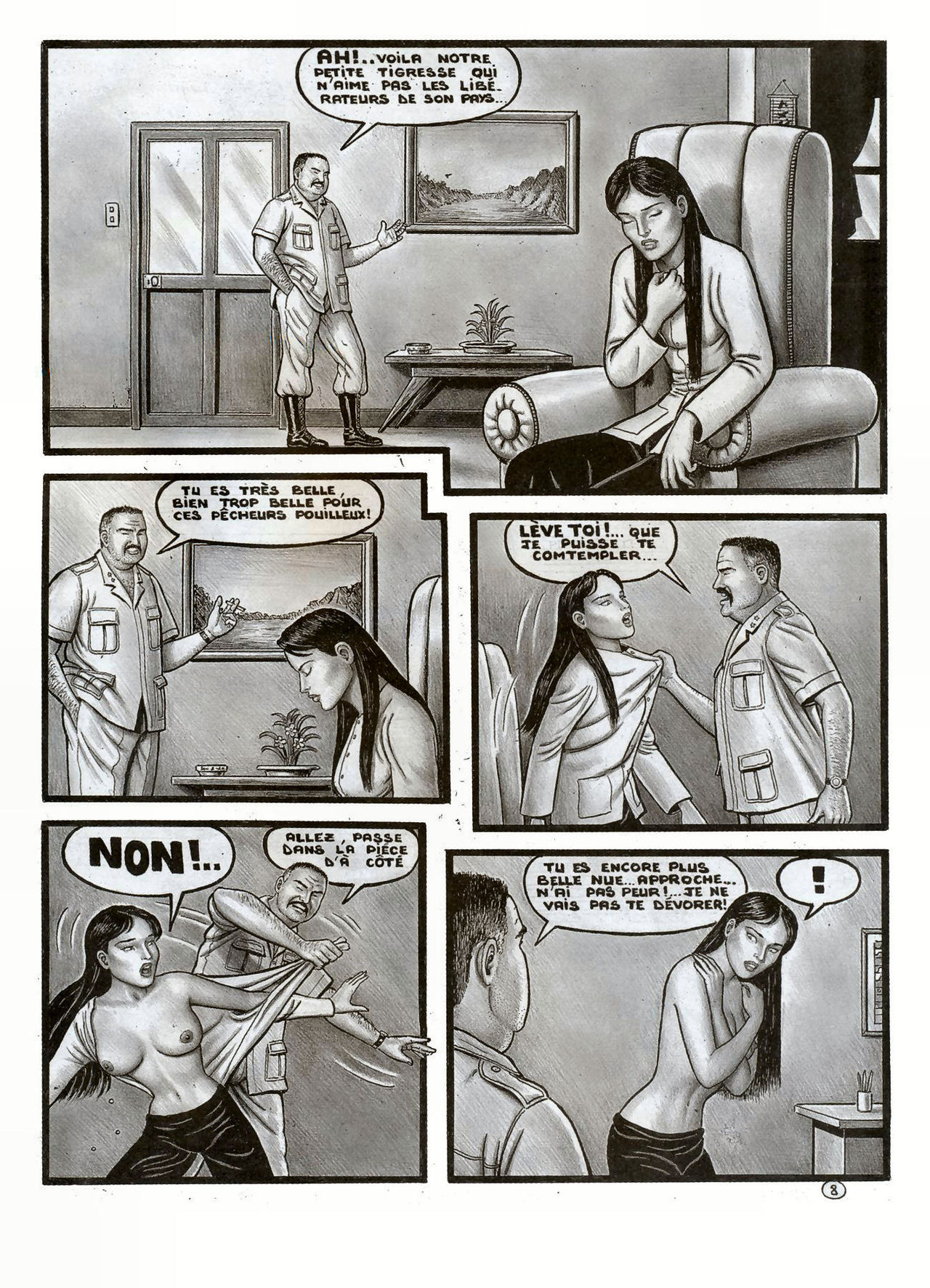 Viols au village - Vietnam 1070 page 9 full