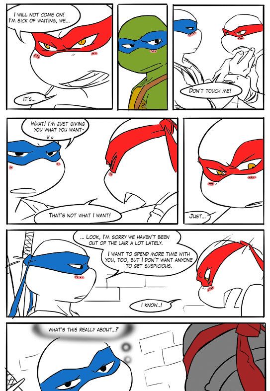 TMNT Black and Blue ch. 4 Colored by: Amateur page 10 full