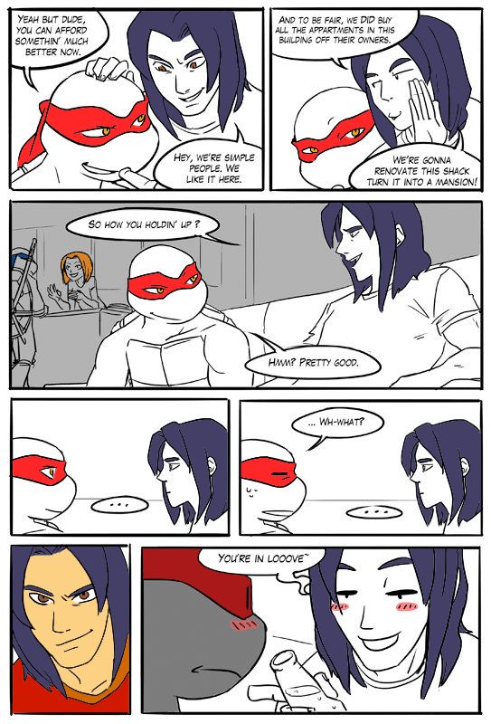 TMNT Black and Blue ch. 4 Colored by: Amateur page 6 full