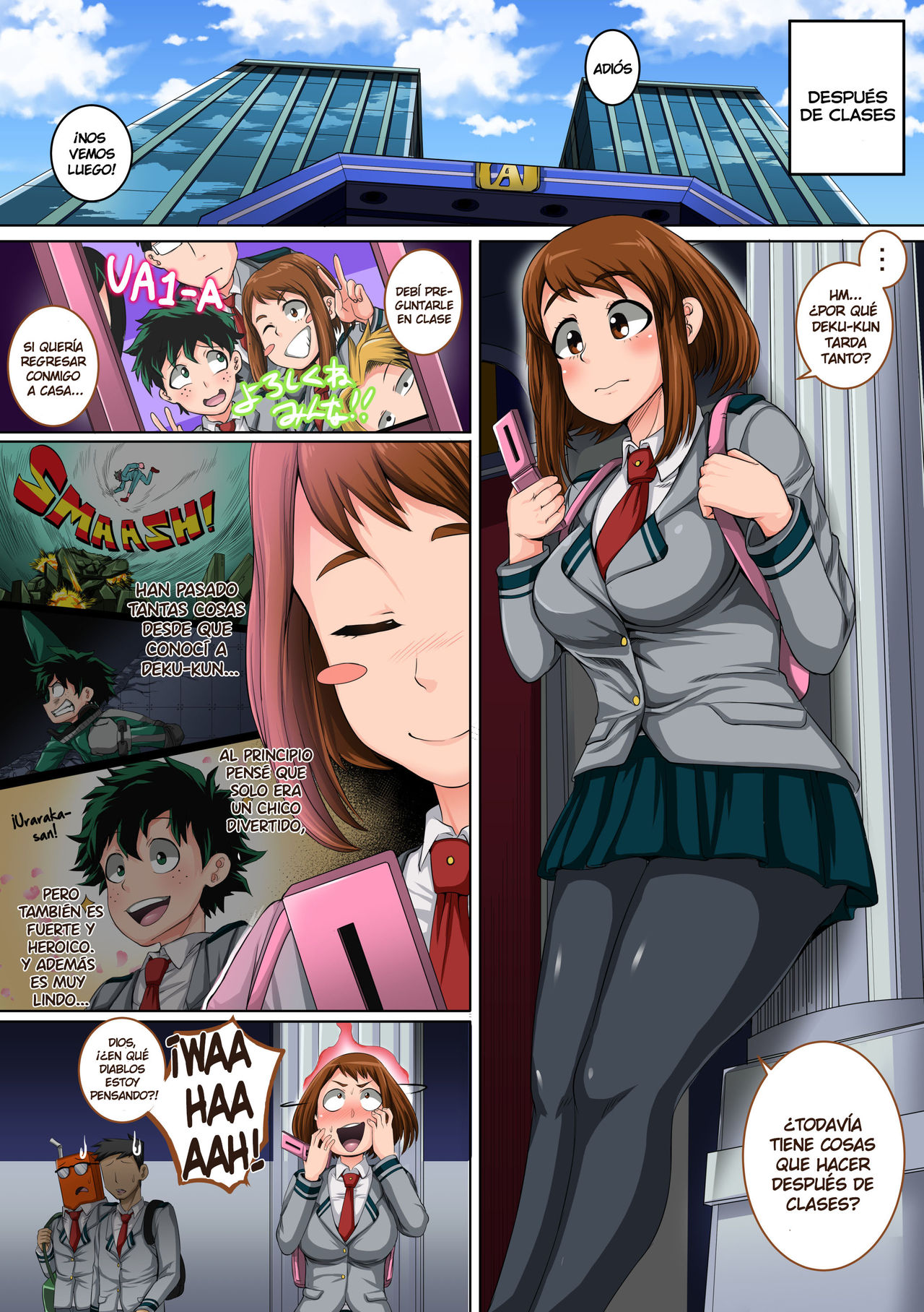 Boku no Harem Academia: 3-wa Ochako Hen "Arata na SEX Friend" page 2 full