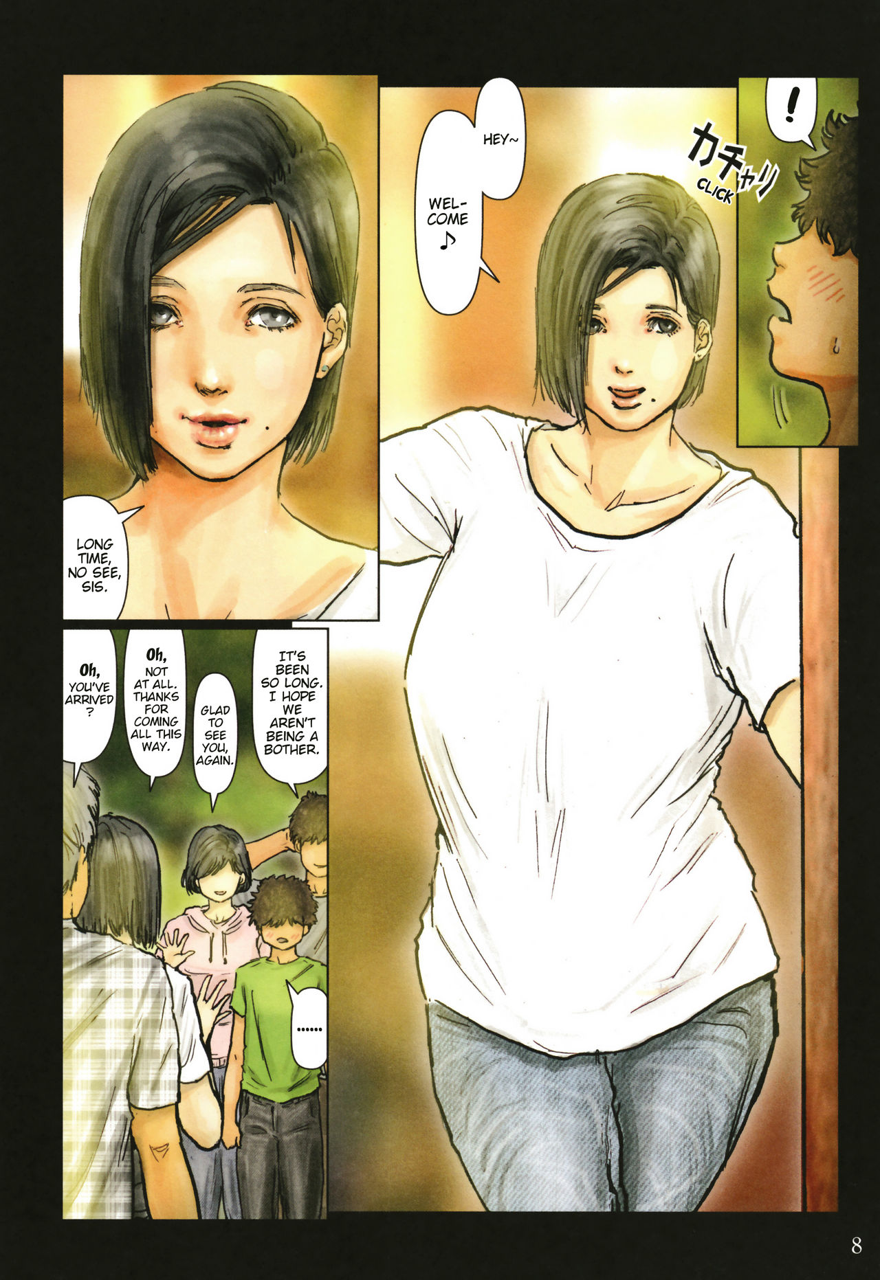 Oba-san no Karada ga Kimochi Yosugiru Kara ~ Boku no Oba-san wa Chou Meiki Datta COMIC page 9 full