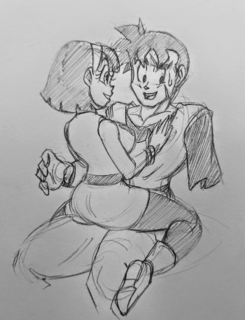 Videl x Gohan Alternate Universe cover