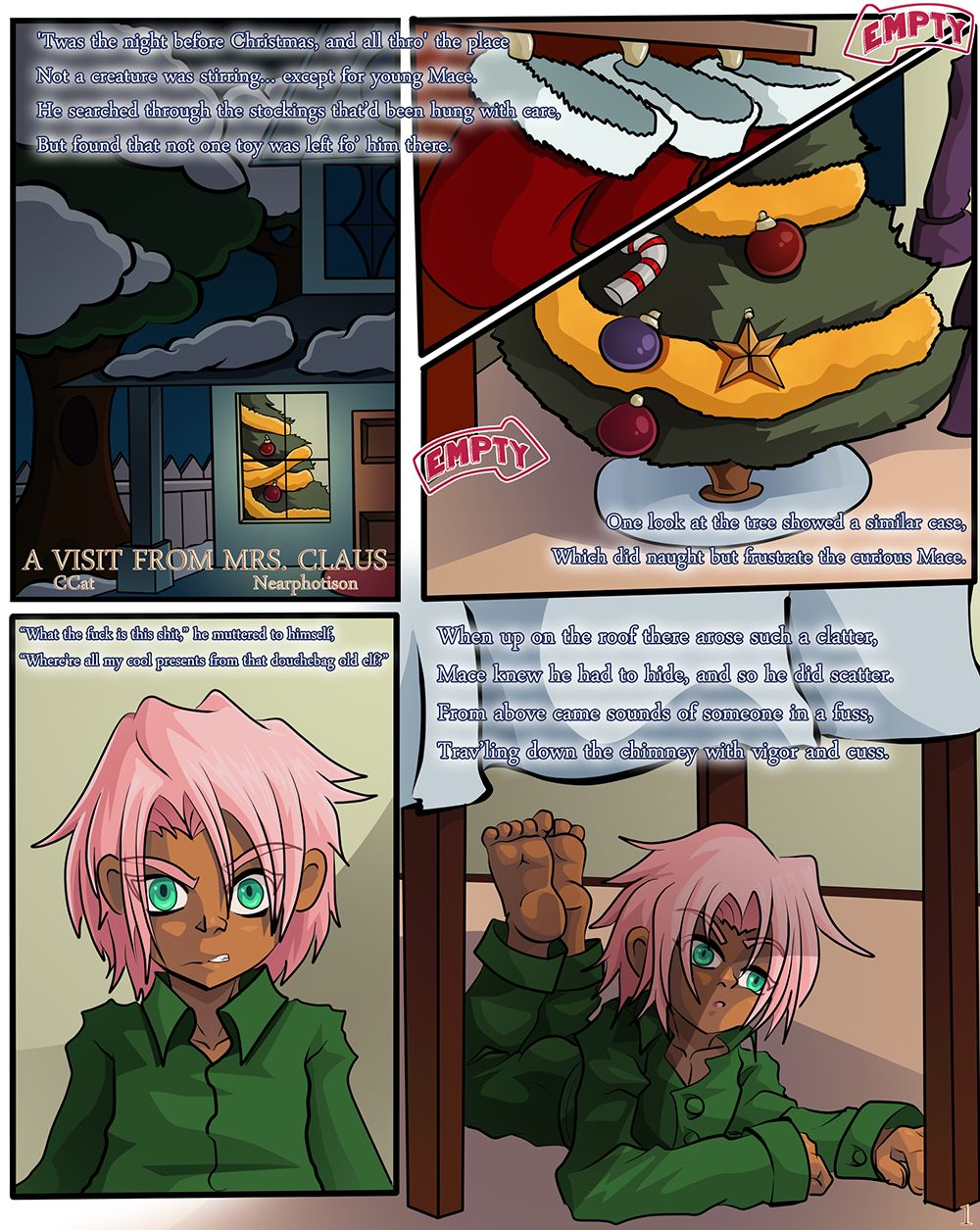 A Visit From Mrs. Claus page 1 full