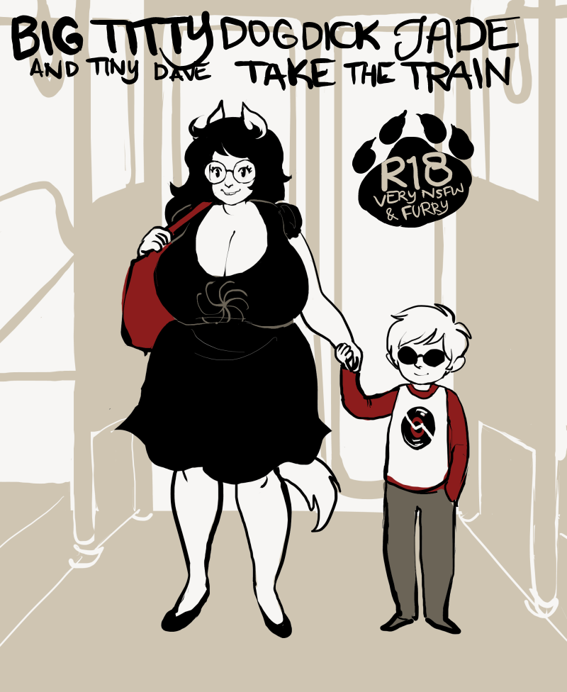 Big Titty Dog Dick Jade and Tiny Dave Take the Train page 1 full
