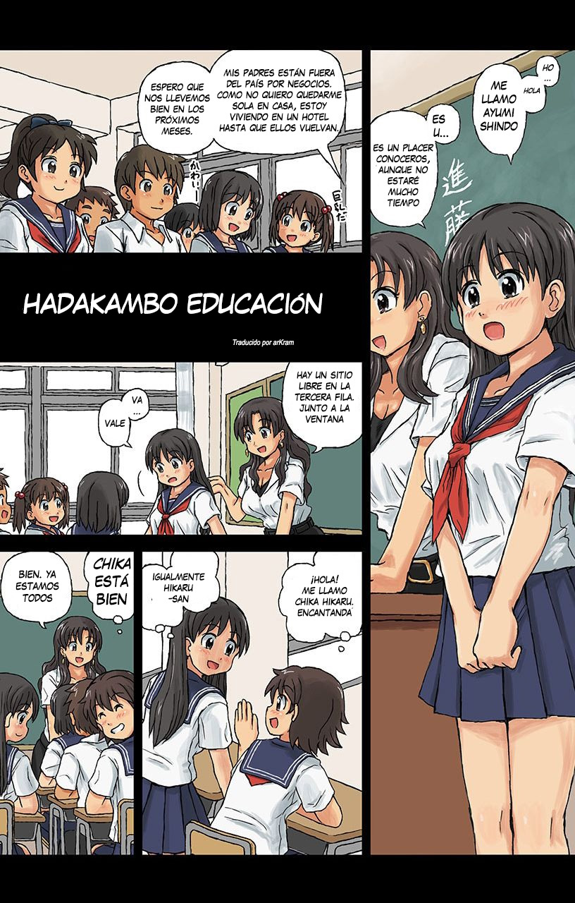 Hadakanbo Kyouiku - JK mo Oppai Marudashi!? Sukoyaka Zenra Jugyou 1 page 3 full