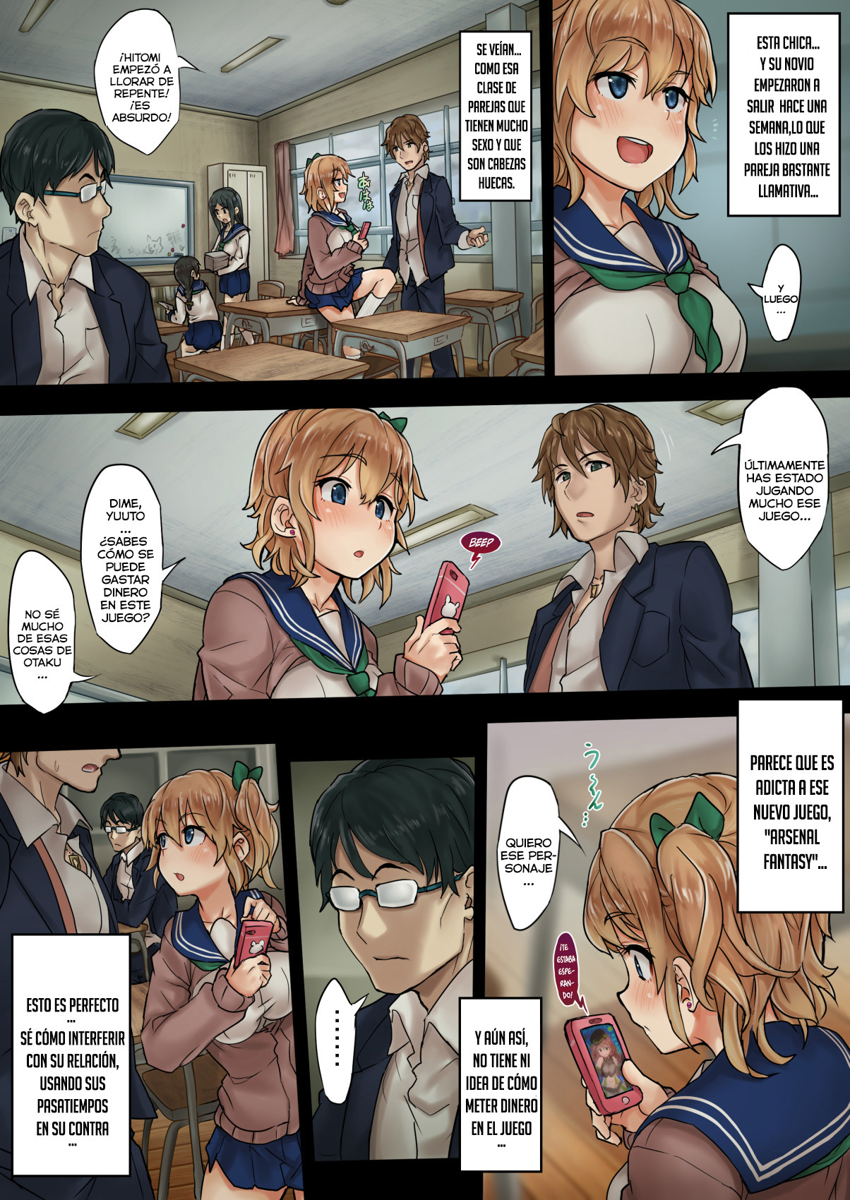 Kareshi Mochi Gal o Netotte Haramase ~Anji o Kakete Kakin Seikatsu~ page 4 full