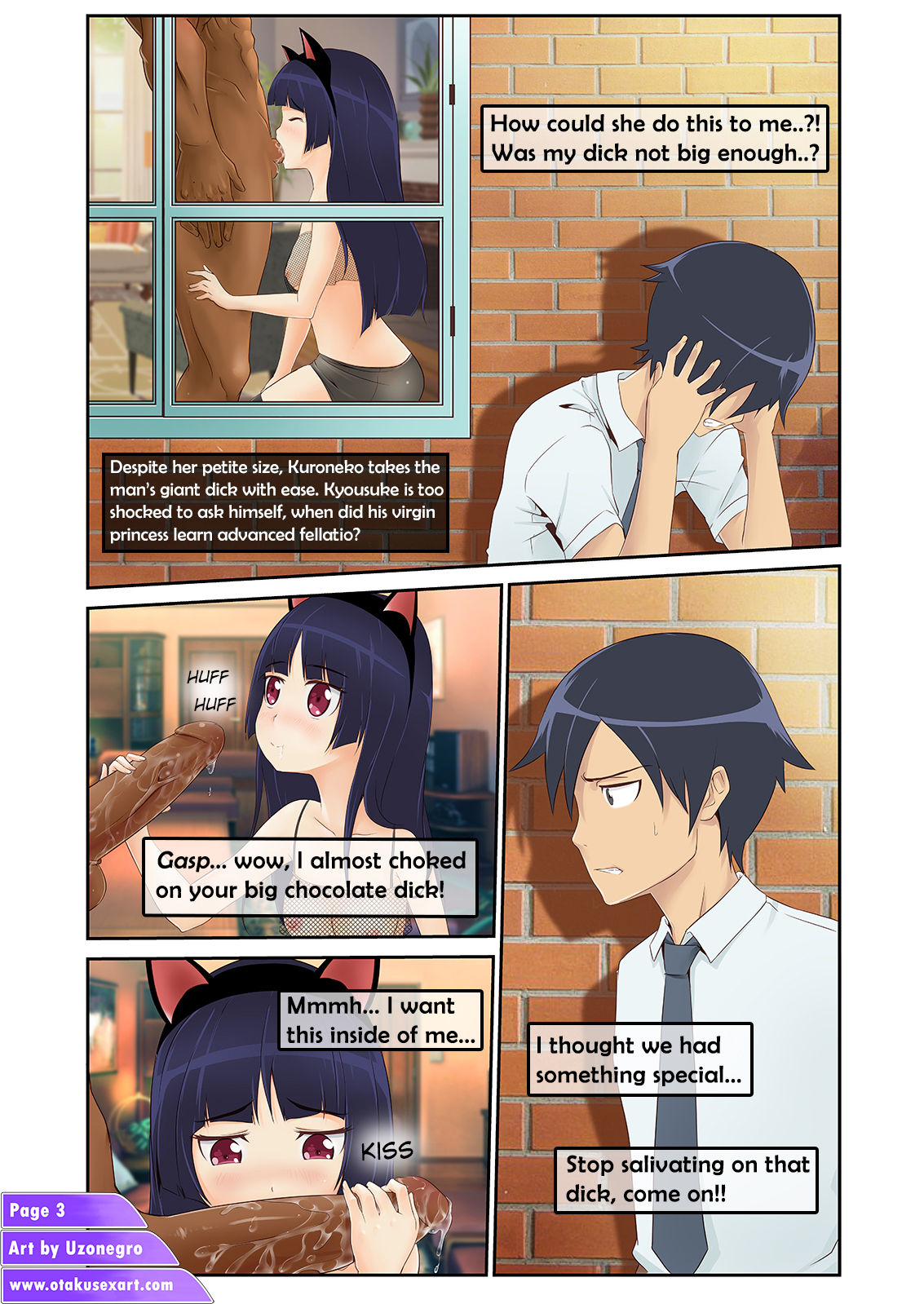 Kuroneko's Interracial Cuckolding Fucktime page 4 full