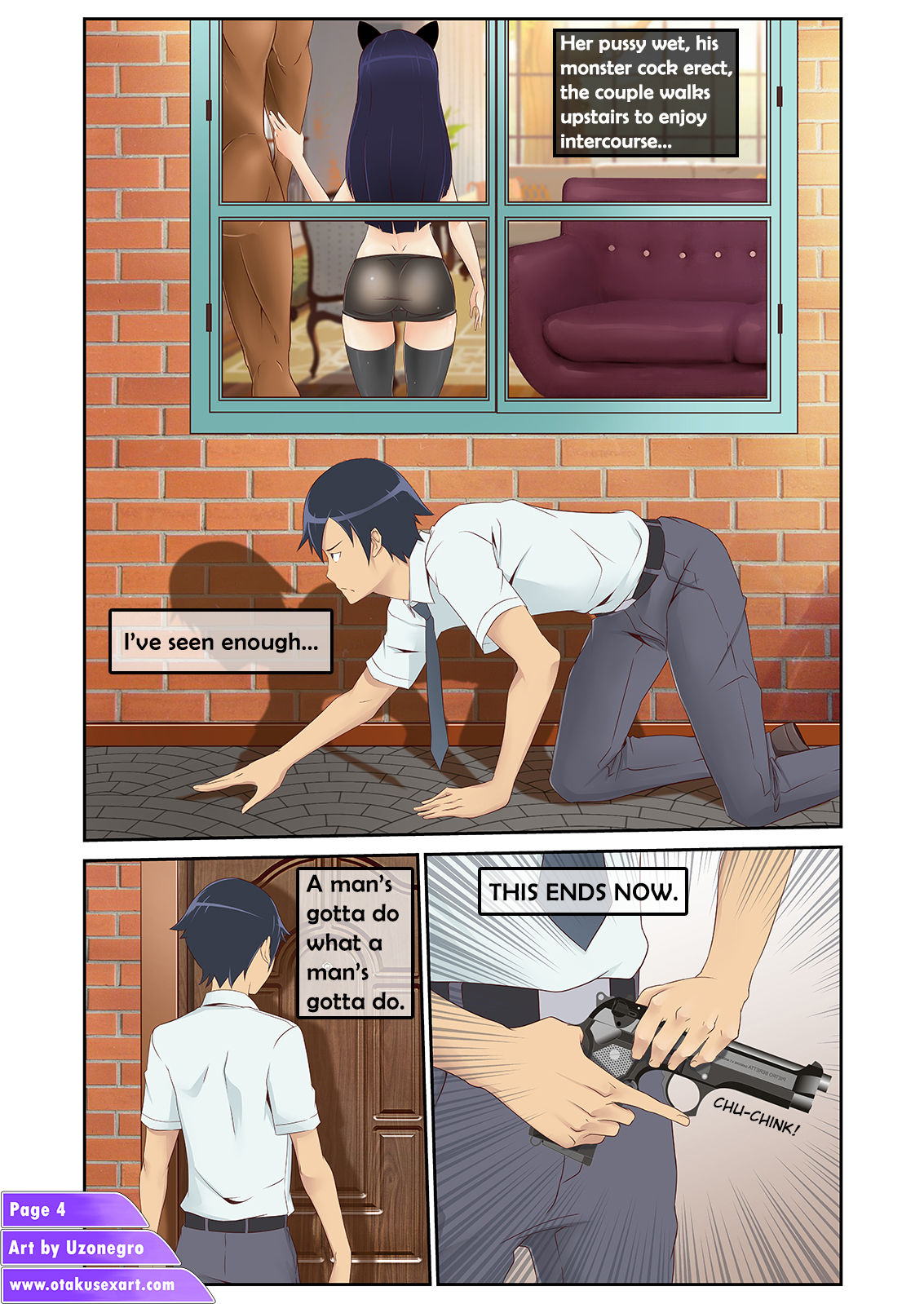 Kuroneko's Interracial Cuckolding Fucktime page 5 full