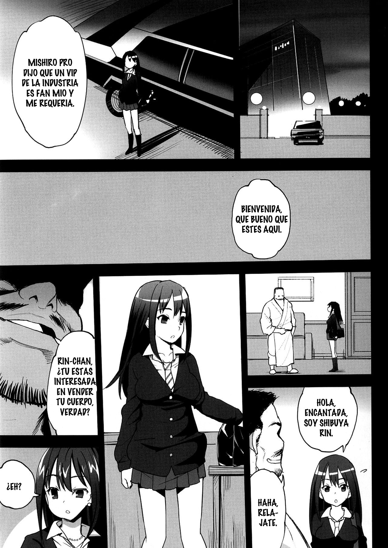 Shibuya Rin, Ochiru ~Ossan ga Shibuya Rin to Enkou Sex~ | Shibuya Rin Cae ~Un Viejo Paga Por Tener Sexo Con Shibuya Rin~ page 4 full