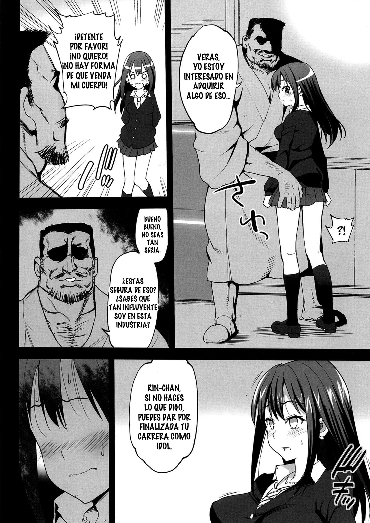 Shibuya Rin, Ochiru ~Ossan ga Shibuya Rin to Enkou Sex~ | Shibuya Rin Cae ~Un Viejo Paga Por Tener Sexo Con Shibuya Rin~ page 5 full