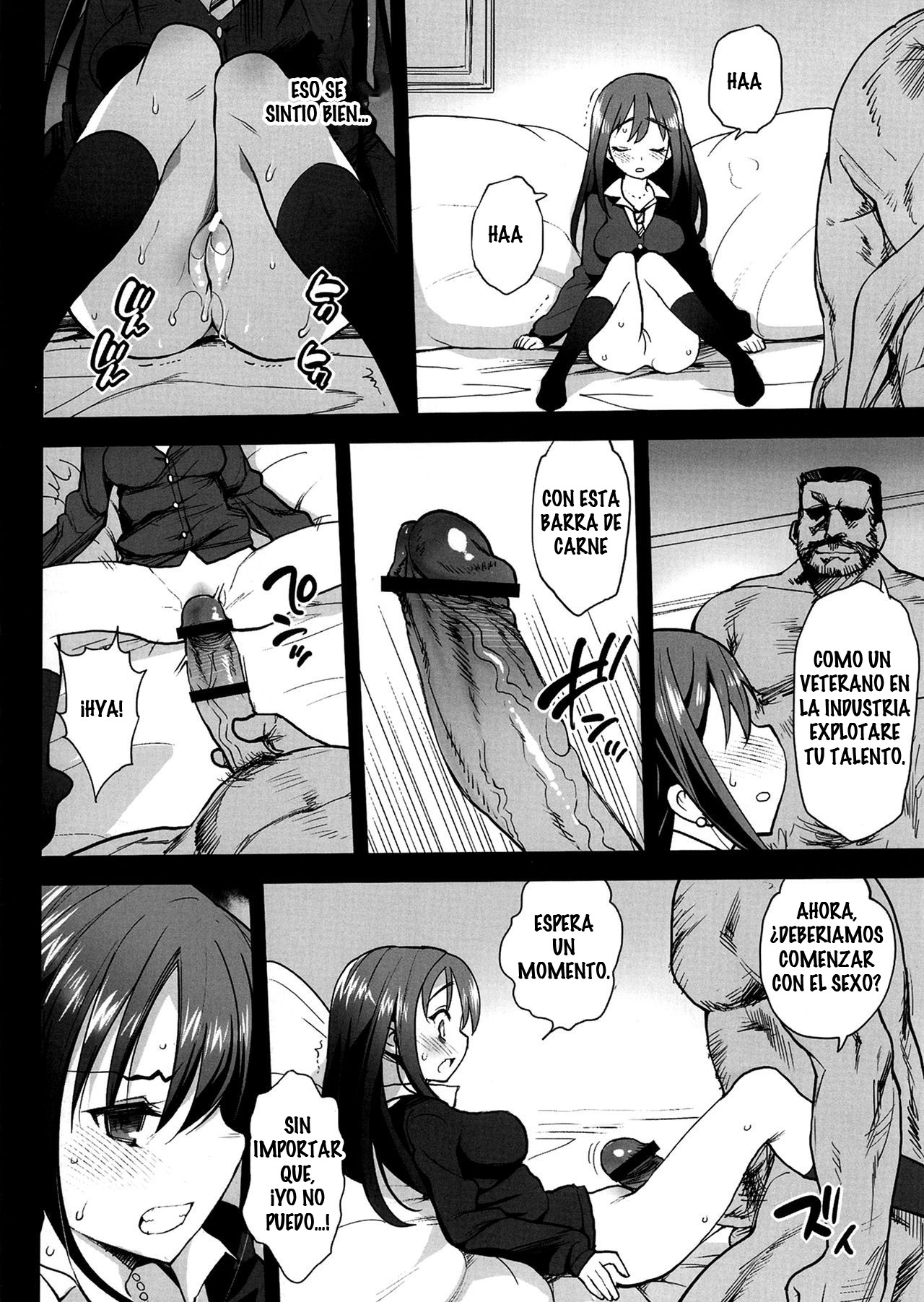 Shibuya Rin, Ochiru ~Ossan ga Shibuya Rin to Enkou Sex~ | Shibuya Rin Cae ~Un Viejo Paga Por Tener Sexo Con Shibuya Rin~ page 9 full