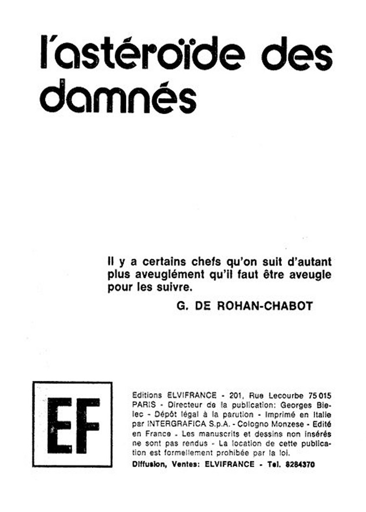 Elvifrance - Hors-serie vert - B14 - L'asteroïde des Damnés page 2 full