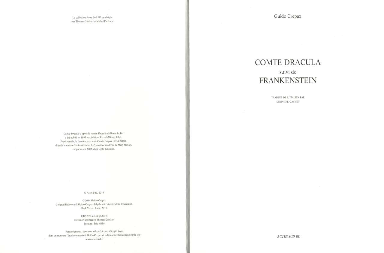 Comte Dracula suivi de Frankenstein page 3 full