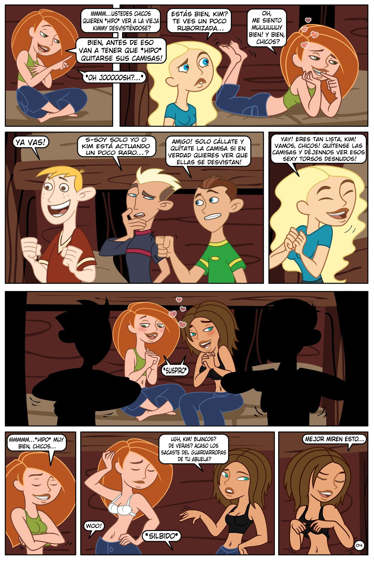 Kim Possible Girar, Beber &amp; Desvestirse! page 5 full