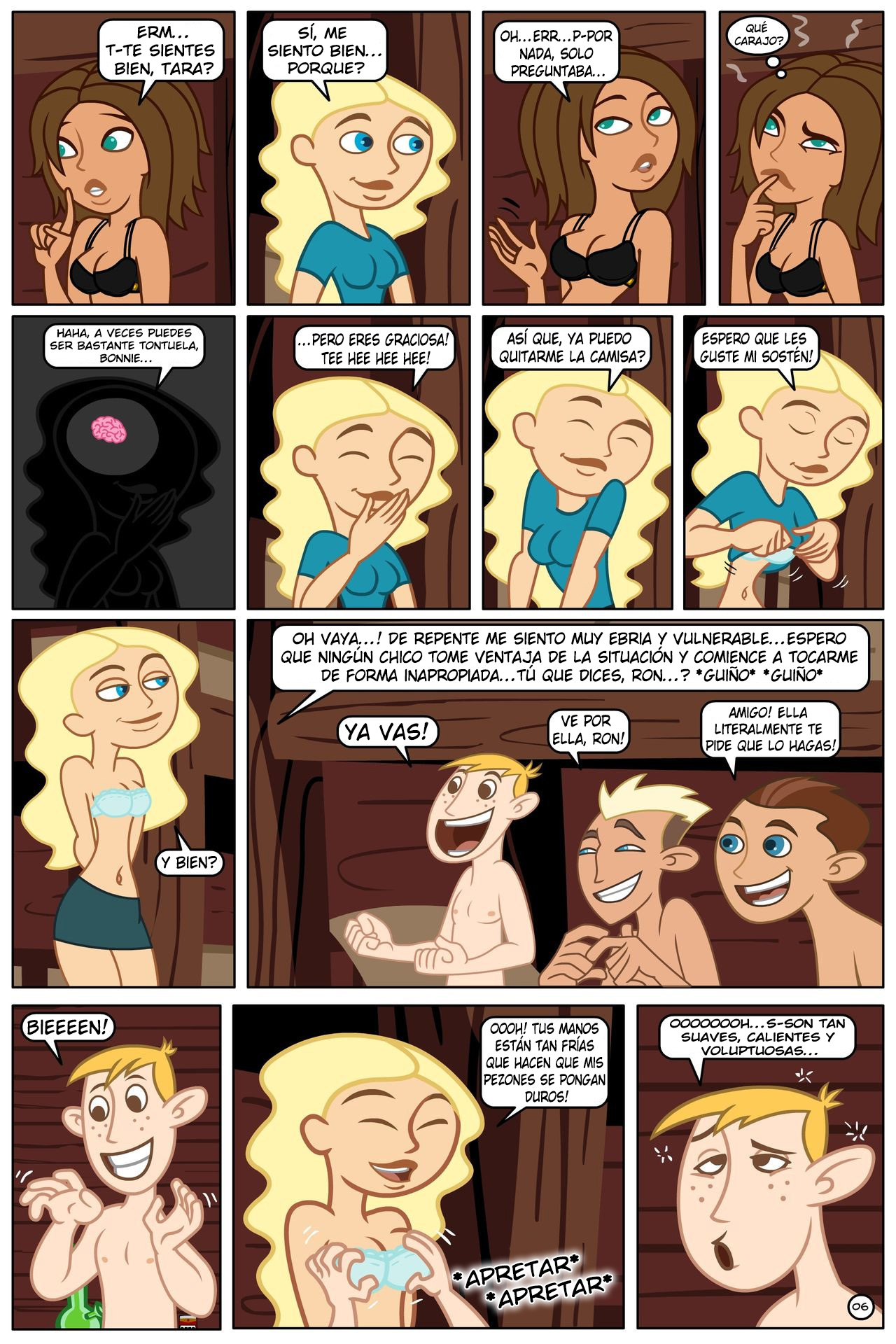 Kim Possible Girar, Beber &amp; Desvestirse! page 7 full