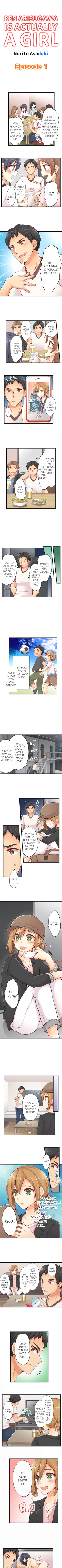 Ren Arisugawa is actually a girl - Ongoing cover