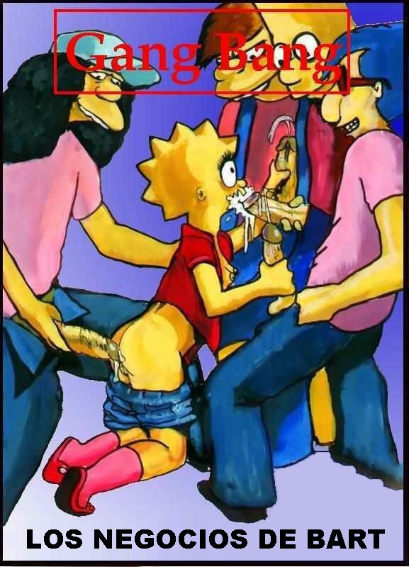 Comic xxx de "Los Simpsons" - Los negocios de Bart page 1 full