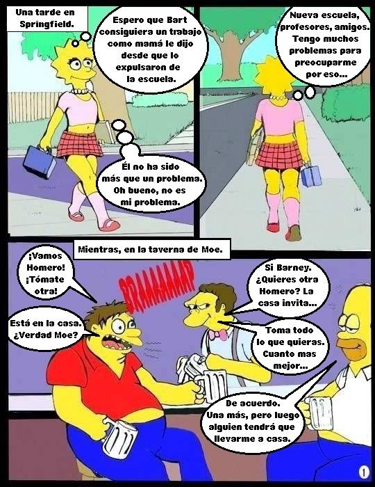 Comic xxx de "Los Simpsons" - Los negocios de Bart page 2 full