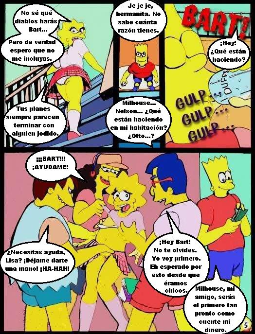 Comic xxx de "Los Simpsons" - Los negocios de Bart page 6 full