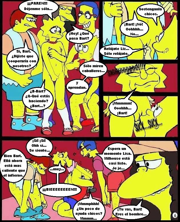 Comic xxx de "Los Simpsons" - Los negocios de Bart page 7 full