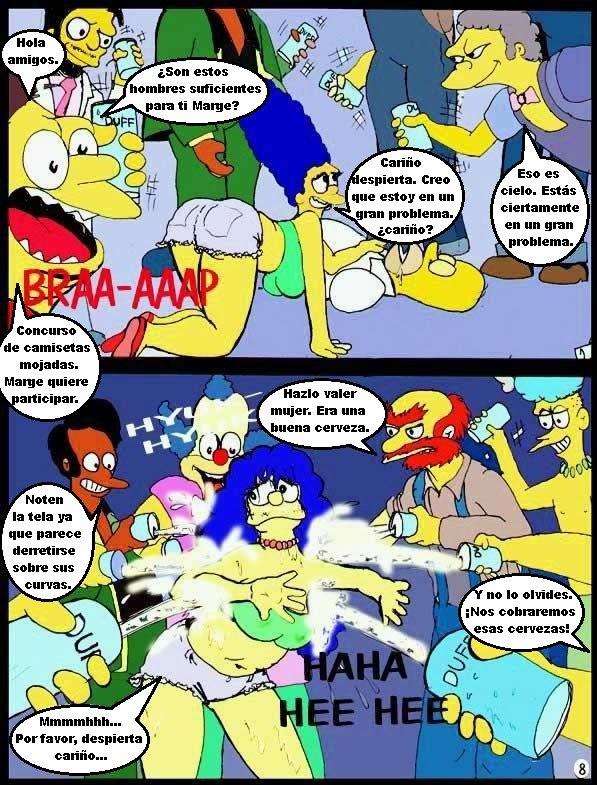Comic xxx de "Los Simpsons" - Los negocios de Bart page 9 full