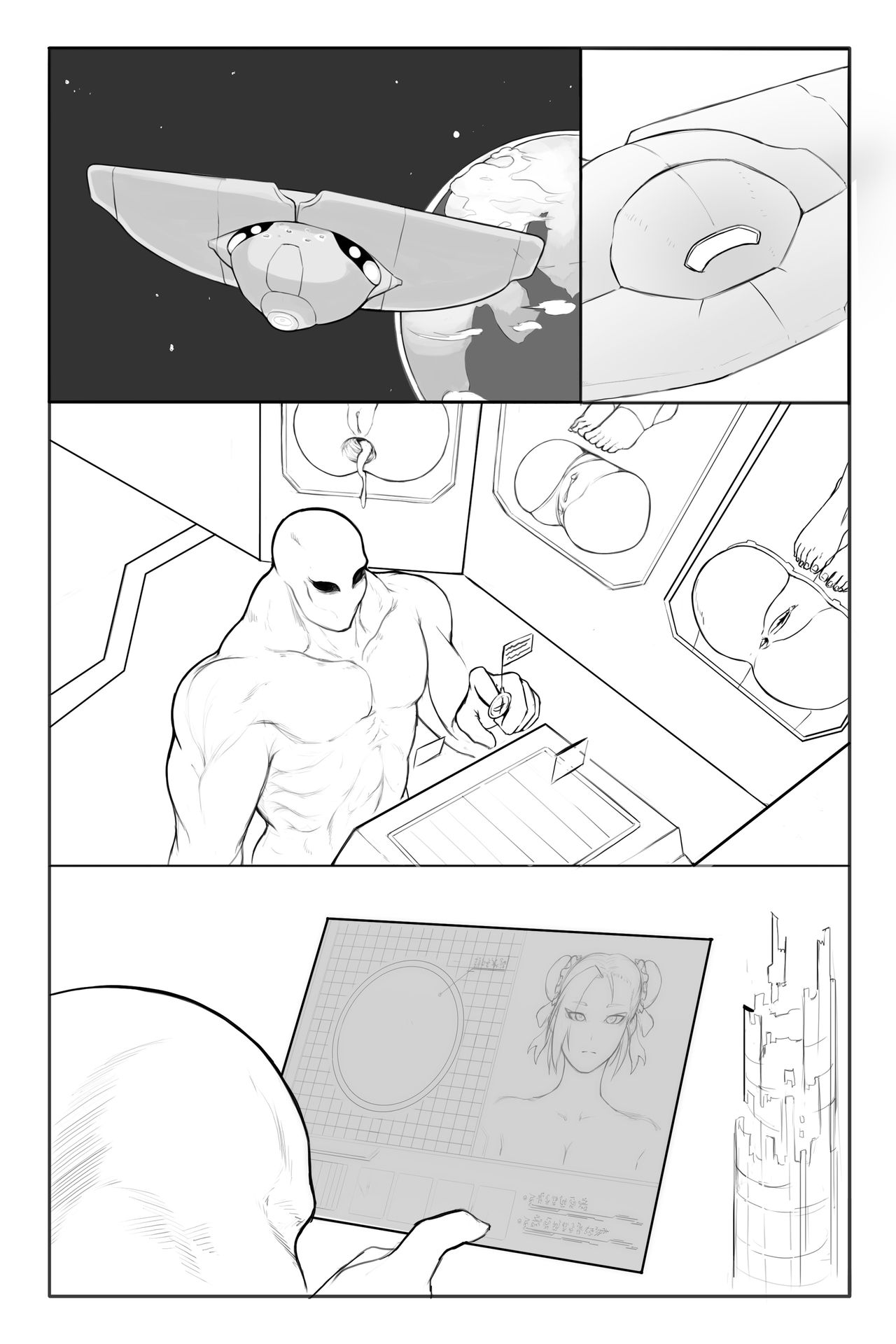 Chun-li comic page 1 full