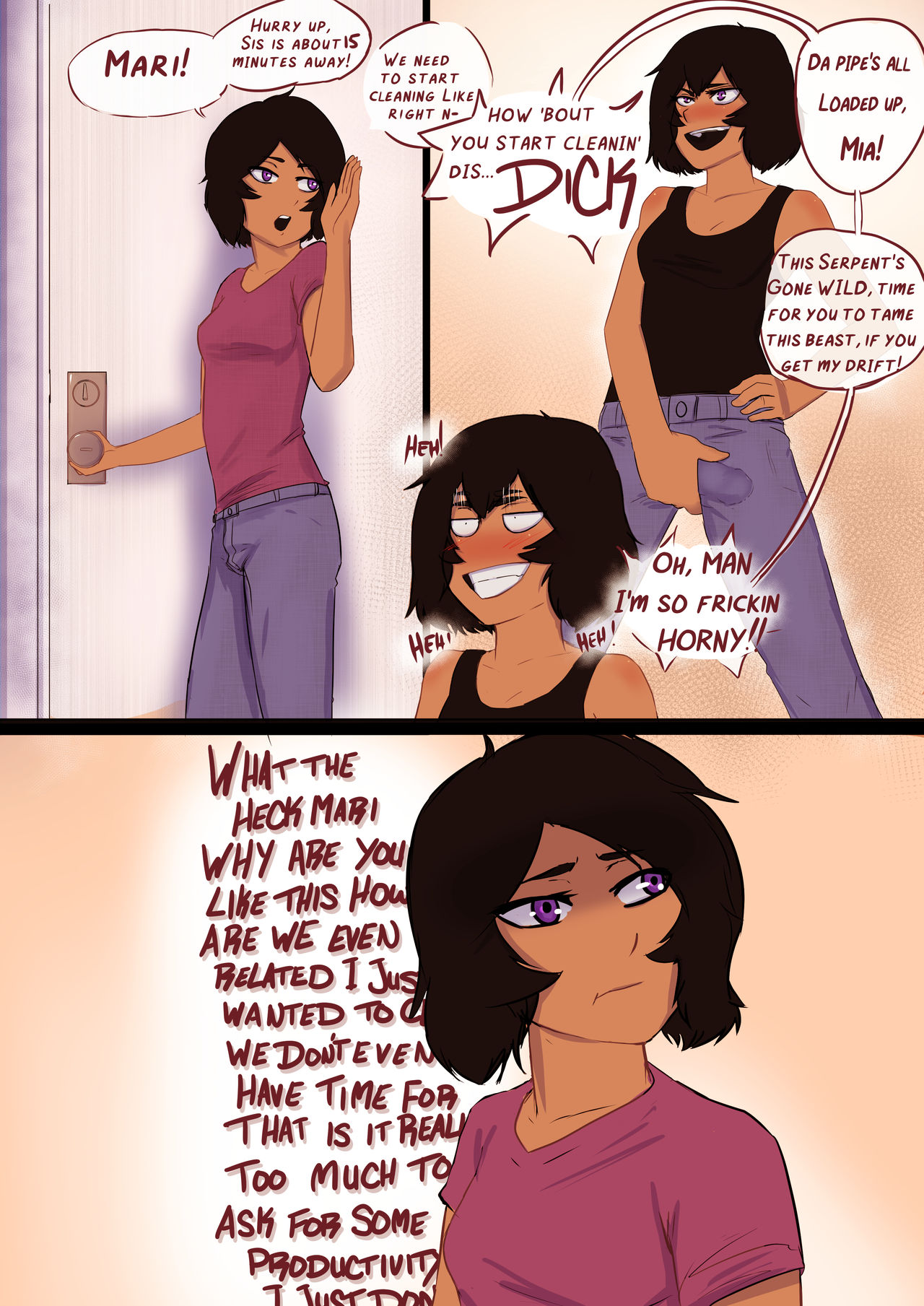 A  Quickie on the Sofa page 1 full