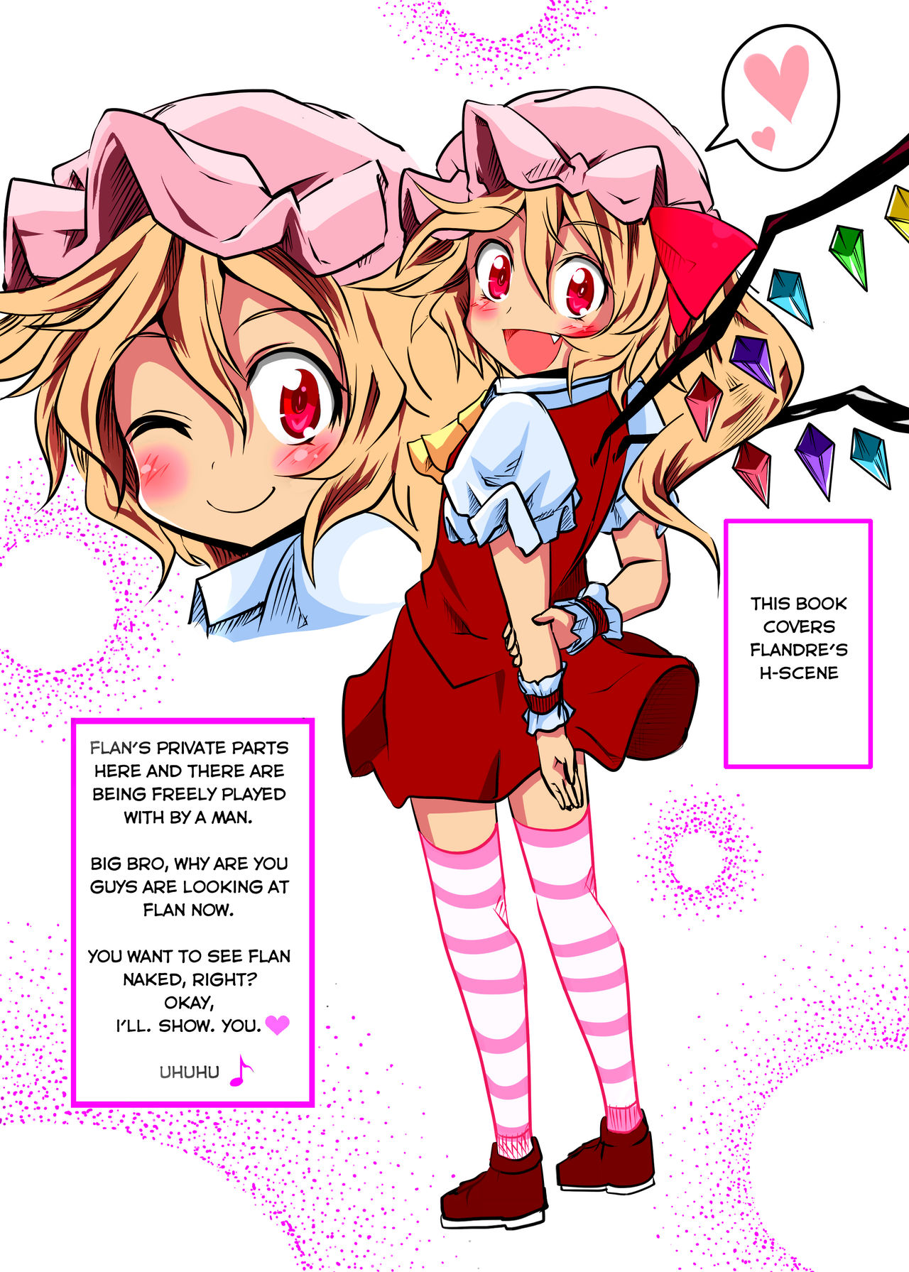 Flandre ga Debu Otoko ni Okasare te Bokkoboko ni sareru Hon | The Flandre Getting Beaten Up And Raped By a Fat Man Book page 2 full